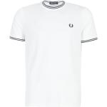 T-shirts Fred Perry Twin Tipped blancs Taille XS pour homme 