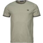 T-shirts Fred Perry Twin Tipped gris Taille XXL pour homme 
