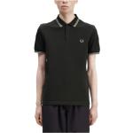 Polos brodés Fred Perry verts Taille XL look sportif 