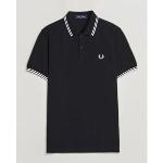 Polos Fred Perry Twin Tipped noirs pour homme 
