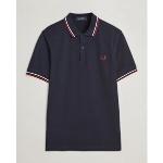 Polos Fred Perry Twin Tipped bleus pour homme 