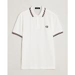 Fred Perry Twin Tipped Polo Shirt Snow White