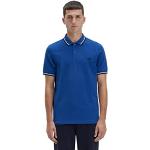 Polos de printemps Fred Perry Twin Tipped bleus Taille M look fashion pour homme 