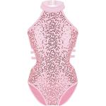 Maillots une pièce roses à sequins lavable à la main look fashion pour fille de la boutique en ligne Amazon.fr 