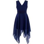Robes plissées bleu marine en mousseline Taille 8 ans look fashion pour fille de la boutique en ligne Amazon.fr 
