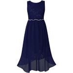 Robes de communion bleu marine en mousseline à strass Taille 12 ans look fashion pour fille de la boutique en ligne Amazon.fr 