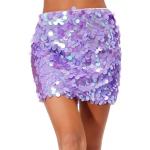 Bikinis violets à sequins minis Taille S look fashion pour femme en promo 