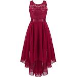 Robes de cérémonie rouge bordeaux en dentelle Taille 2 ans look fashion pour fille de la boutique en ligne Amazon.fr 