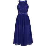 Robes de demoiselle d'honneur bleues en dentelle à strass Taille 16 ans look fashion pour fille de la boutique en ligne Amazon.fr 