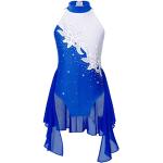 Justaucorps jupette bleus à strass look fashion pour fille de la boutique en ligne Amazon.fr 