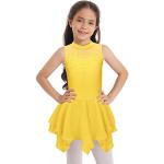 Justaucorps jupette jaunes à strass look fashion pour fille de la boutique en ligne Amazon.fr 