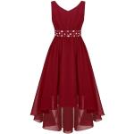 Déguisements rouge bordeaux en mousseline à strass de princesses look fashion pour fille de la boutique en ligne Amazon.fr 
