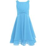 Robes plissées bleu ciel en mousseline Taille 6 ans look fashion pour fille de la boutique en ligne Amazon.fr 