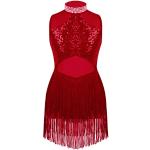 Tutus rouge bordeaux patchwork à franges respirants Taille 8 ans look fashion pour fille de la boutique en ligne Amazon.fr 