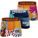 Boxers multicolores Dragon Ball Vegeta en lot de 3 Taille L look sportif pour homme en promo 