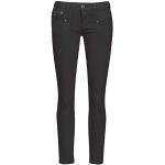 Pantalons Freeman T. Porter noirs en denim stretch Taille XL look fashion pour femme 