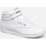 Chaussures Reebok Freestyle blanches en cuir en cuir Pointure 36 pour femme en promo 