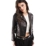 Vestes zippées French Connection noires en cuir Taille XS pour femme en promo 