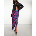Jupes portefeuille French Connection multicolores à fleurs en viscose mi-longues Taille M classiques pour femme en promo 