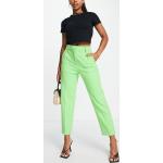Pantalons taille haute French Connection vert lime en viscose Taille XXS pour femme en promo 
