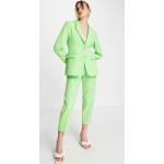 Pantalons taille haute French Connection vert lime en viscose Taille XS pour femme 