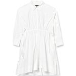 Robes French Connection blanches en popeline à manches longues à manches longues Taille XL look casual pour femme 