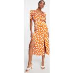 Robes mi-longues French Connection orange mi-longues à manches courtes Taille XXS classiques pour femme en promo 