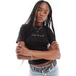 T-shirts à imprimés French Connection noirs à manches courtes Taille S pour femme 