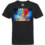 T-shirts à manches courtes noirs Dragon Ball Son Goku lavable en machine Taille 8 ans look fashion pour garçon de la boutique en ligne Amazon.fr 