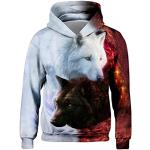 Sweats à capuche en polaire à motif loups look fashion pour garçon de la boutique en ligne Amazon.fr 