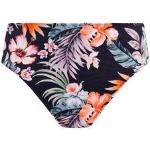 Bas de maillot de bain Freya multicolores tropicaux en microfibre à motif palmier Taille XS pour femme 