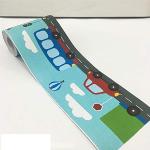 Papiers peints à motif voitures pour enfant auto-adhésifs 