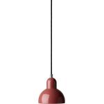 Lampes design Fritz Hansen ampoules E27 rouges laquées en laiton 