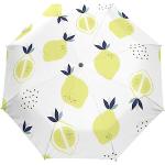 Parapluies pliants jaune citron look fashion pour femme 