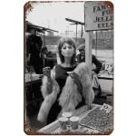 FrySky Poster Acteur Sophia Loren 43 en métal vintage pour pub, club, café, bar, maison, décoration murale, affiche rétro, 20 x 30 cm
