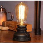 Lampes ampoules E27 en fer steampunk 