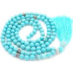 Colliers turquoise en métal à perles inspirations zen Mâlâ look fashion pour femme 
