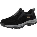 Chaussures de randonnée d'hiver noires en caoutchouc imperméables pour pieds larges Pointure 40 look fashion pour homme 