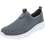 Chaussures de randonnée grises légères pour pieds larges Pointure 48 look fashion pour homme 
