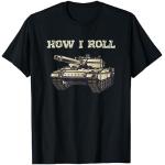 Fun How Roll Battle Tank Battlefield Véhicule Militaire T-Shirt