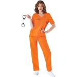 Déguisements de prisonnier Fun Shack multicolores Taille S look fashion pour femme 
