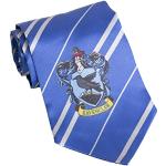 Cravates bleues en polyester à motif papillons Harry Potter Poudlard Taille L look fashion pour homme 