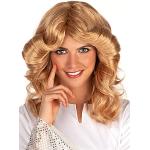 Funidelia | Perruque blonde années 70 pour femme Disco, Abba, Bee Gees, Décennies, accessoire pour déguisement - Déguisements amusants pour vos soirées.