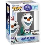 Funko Pop Disney: Frozen - Olaf As Ariel - la Reine des Neiges - Exclusivité Amazon - Figurine en Vinyle à Collectionner - Idée de Cadeau - Produits Officiels - Jouets pour Les Enfants et Adultes