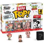 Funko Bitty Pop Toy Story - Jessie 4PK - Jessie, Bullseye, Hamm et Une Mini-Figurine Mystère en Surprise - 2.2 Cm Collectionnable - Étagère Empilable Incluse - Idée de Cadeau Fans