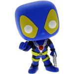 Funko POP Marvel Blue Deadpool “ X-Men Colors Blue and Yellow Suit with Thumbs Up “ FYE Exclusive