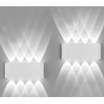 Projecteurs à LED blancs en aluminium finition mate modernes 