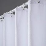 Rideaux de douche blancs 150x180 