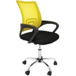 Chaises de bureau jaunes 