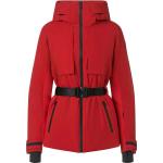 Vestes de ski Fusalp rouges en shoftshell imperméables Taille XS look fashion pour femme 